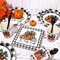 168 Pcs Thanksgiving Buffalo Plaid Disposable Party Supplies for 24 Guests (Plates, Napkins, Cups & Cutlery)